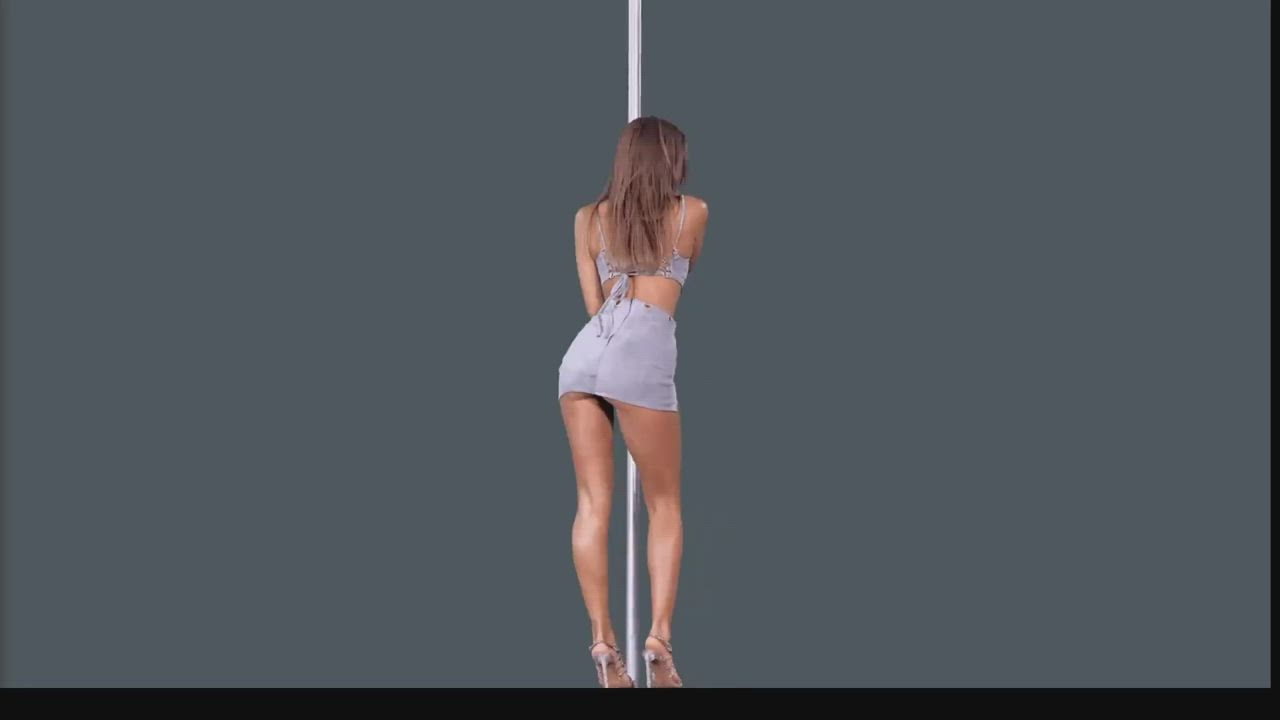 Bending Over Melena Maria Rya Skirt clip