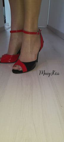 heels high heels nylons clip