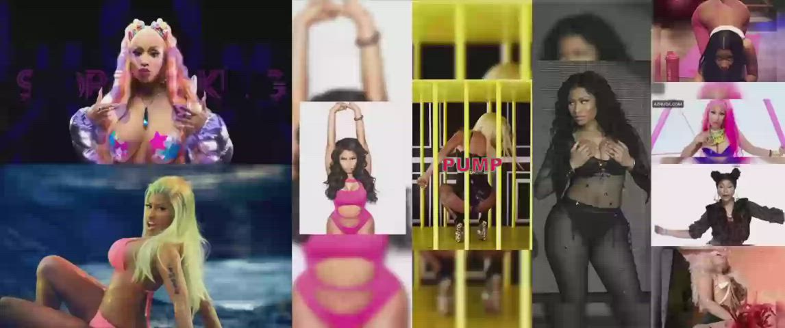 Caption Compilation Ebony Nicki Minaj Split Screen Porn Thick clip