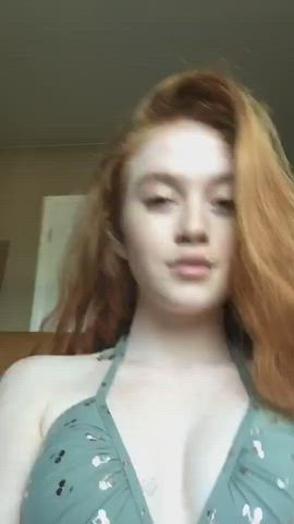 Horny Readhead Teasing on Periscope NSFW