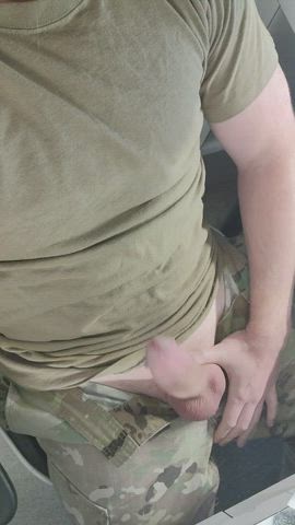 Soldier searching for his next mission. Be a good cuck and volunteer.