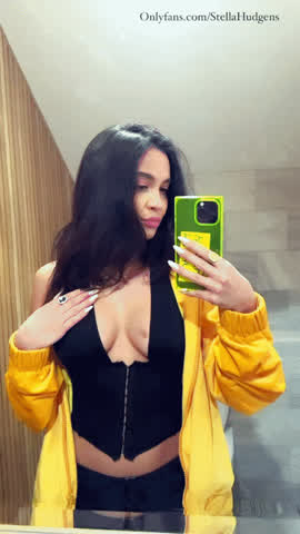 celebrity selfie tits clip