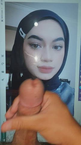 hijab jerk off tribute clip