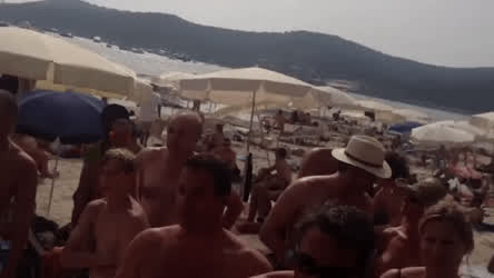 Beach Spanish Topless clip