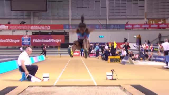 Khaddi Sagnia - Long Jump National Record 6.92m - Indoor Grand Prix Glasgow - 25/02/2018