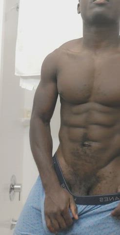 bathroom muscles tease teasing underwear clip