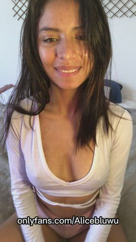 amateur boobs brunette cute latina onlyfans petite solo teen clip