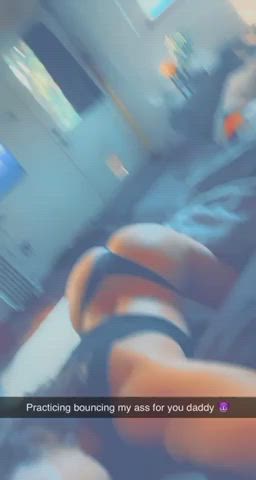 Just practicing bouncing my ass for you daddy 😈 GIF by justourtype