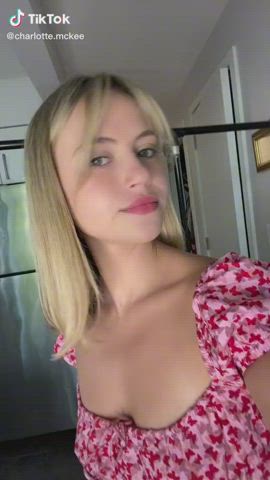 Blonde Cute Dress clip