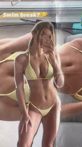Asian Australian Bikini Model clip