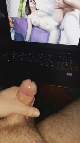 handjob masturbating oiled clip