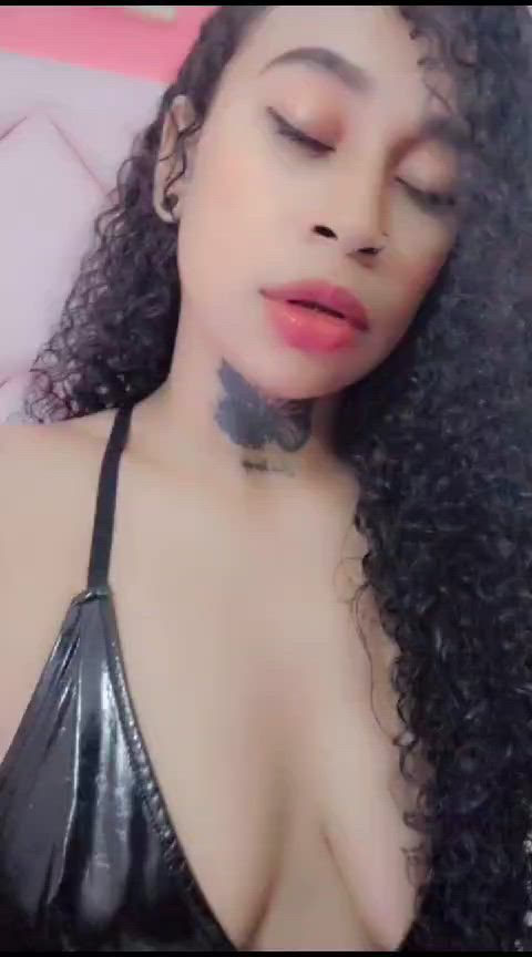 boobs cute latina lingerie sensual solo tattoo teen tits clip