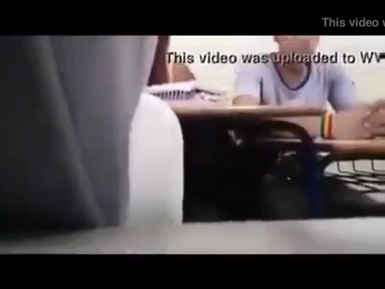 Tunisian teen sucks her friend in classroom