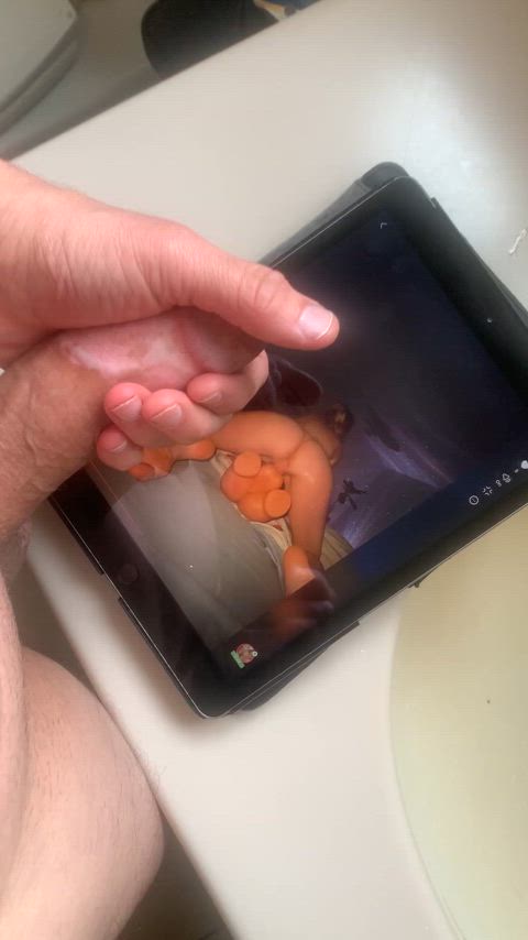 amateur cumshot tribute clip