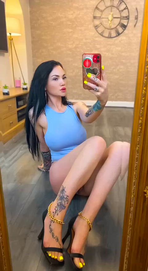 brunette heels high heels legs clip