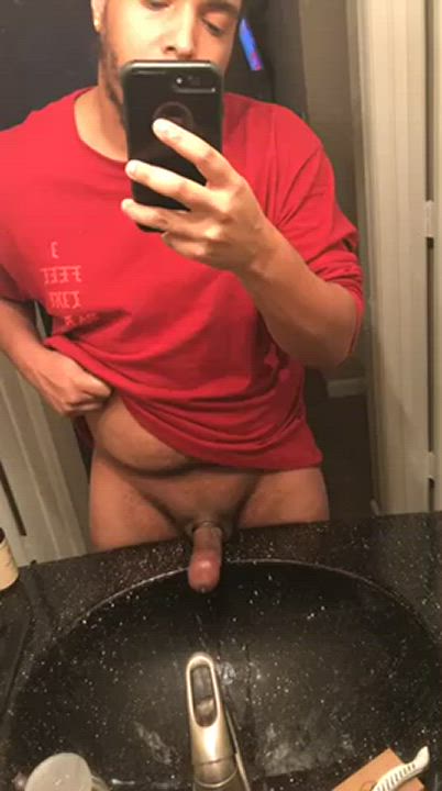 cumming handsfreee is amazing, wish i had a cute little sissy to catch it