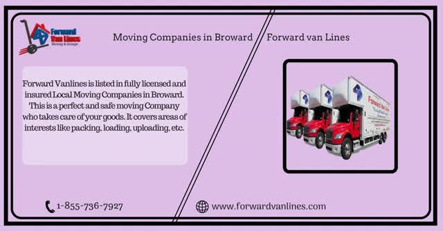 Moving companies in Broward - Forward Van Lines