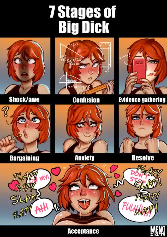 A perfect representation of my love for cock. Especially stage number 7. kik longjohn258