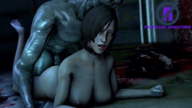 Ada Wong and Regenerator (pantslessanimations) [Resident Evil] 4