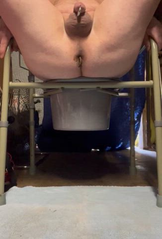 ass cum toilet dirty clip