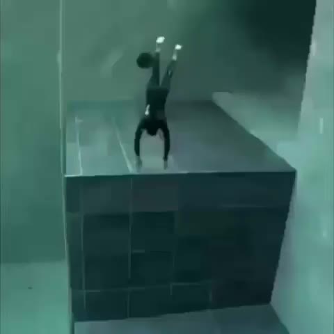 The world’s deepest swimming pool ?‍♂️ By YT | Sil3nt @million - -