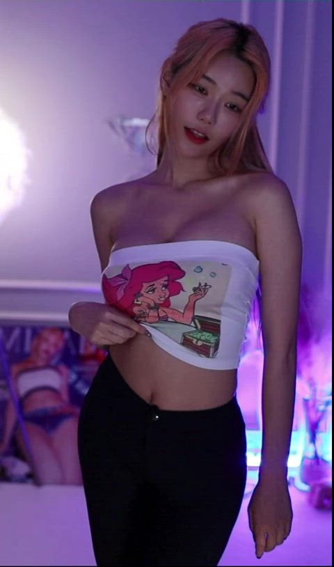 asian big tits cute korean clip