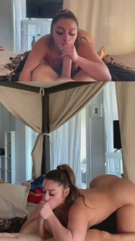 This is your wife worshipping your bully in front of you. His pov (top) vs yours