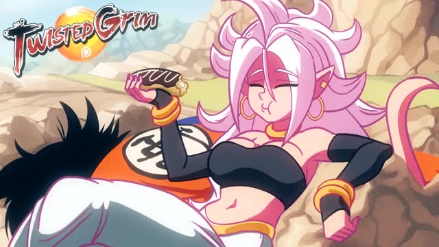 Android 21 eats Eclair // LOOP ANIMATION