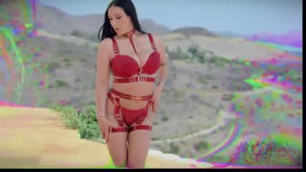 Angela White in Red Lingerie GIF by lmsyc80