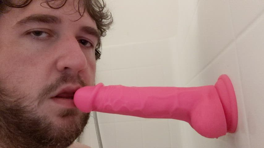 Blowjob Deepthroat Dildo Gay clip