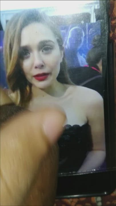 Elizabeth olsen is a cum drainer