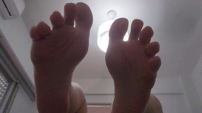 Enjoy the view of my feet