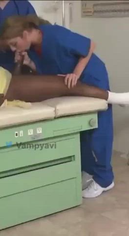 bbc blowjob caught interracial nurse public clip