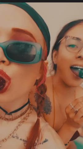 barely legal college latina lesbian lesbians outdoor petite pool redhead clip