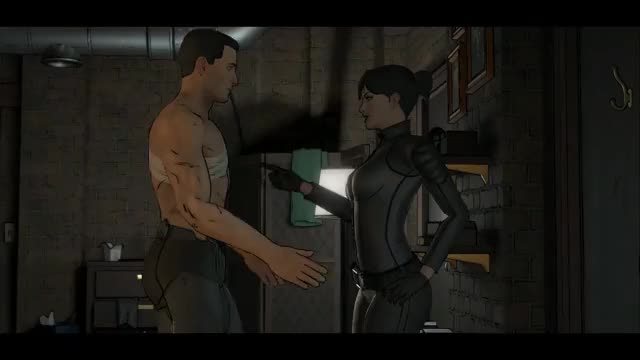 Batman and Catwoman Romance Kissing Scene - Batman Telltale Episode 3 Bruce &