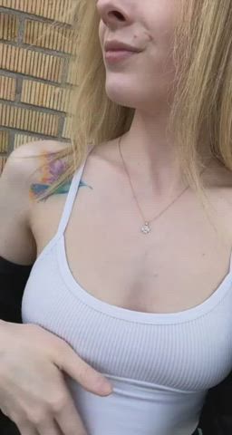 Blonde OnlyFans Petite Public Skinny Small Tits clip