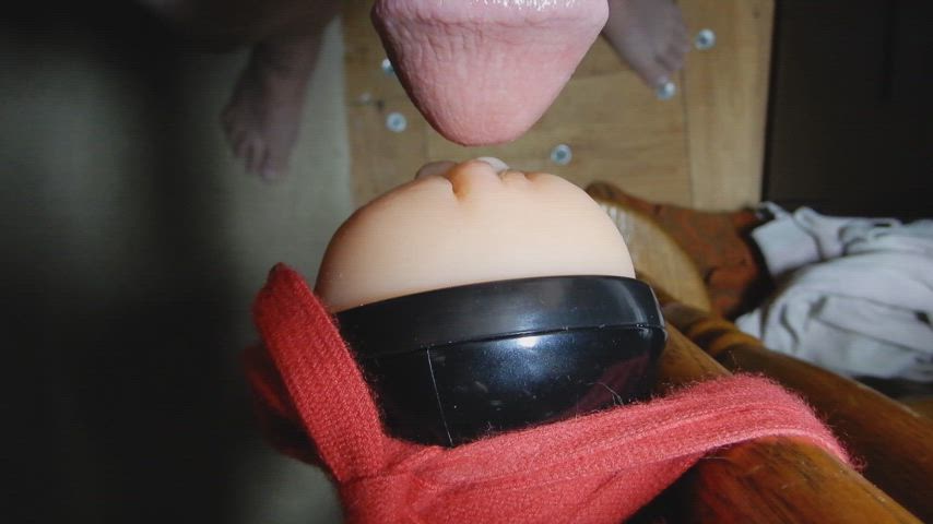 bisexual close up fleshlight gay little dick male masturbation clip