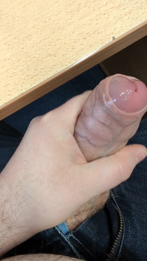cock edging masturbating nsfw work clip
