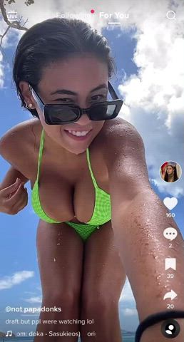 big tits bikini tiktok clip