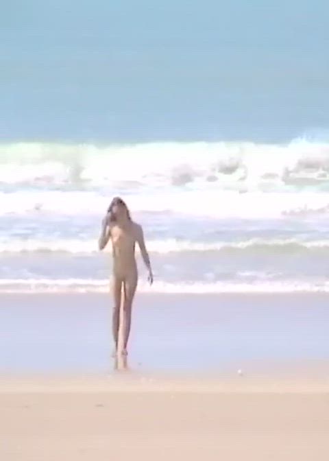 nsfw natural tits nude nudes nudist nudity outdoor public solo teen clip