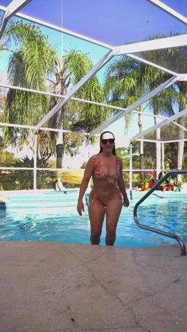 bikini pool swimsuit clip