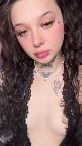 natural tits nipple piercing onlyfans pierced piercing tattoo tattooed teen tits