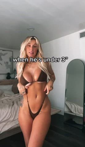 amateur ass big tits bikini blonde clip