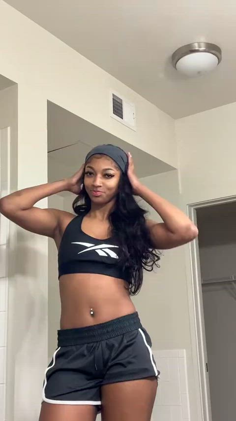 ass athlete athletic celebrity fit clip