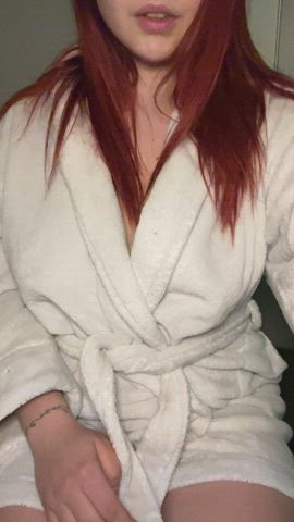 do you like my tits in this bathrobe?🍒