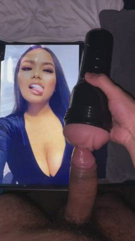 Asian Big Tits Boobs Busty Cum Cumshot Tribute Porn GIF by luvdatt