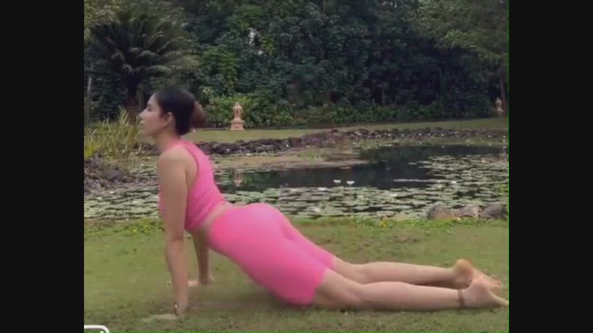 actress ass bollywood yoga yoga pants fitness-girls clip