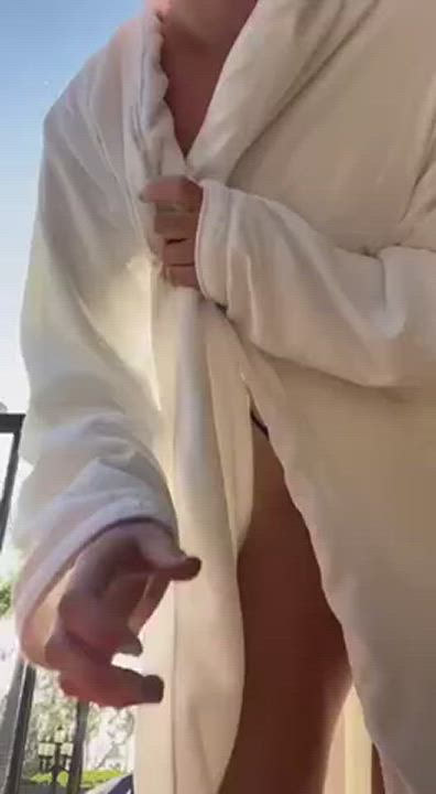 Ass Blonde Thong clip