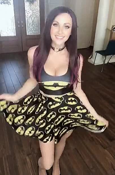Angie Griffin Batman Dress Reverse