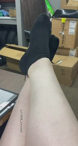 Work socks today